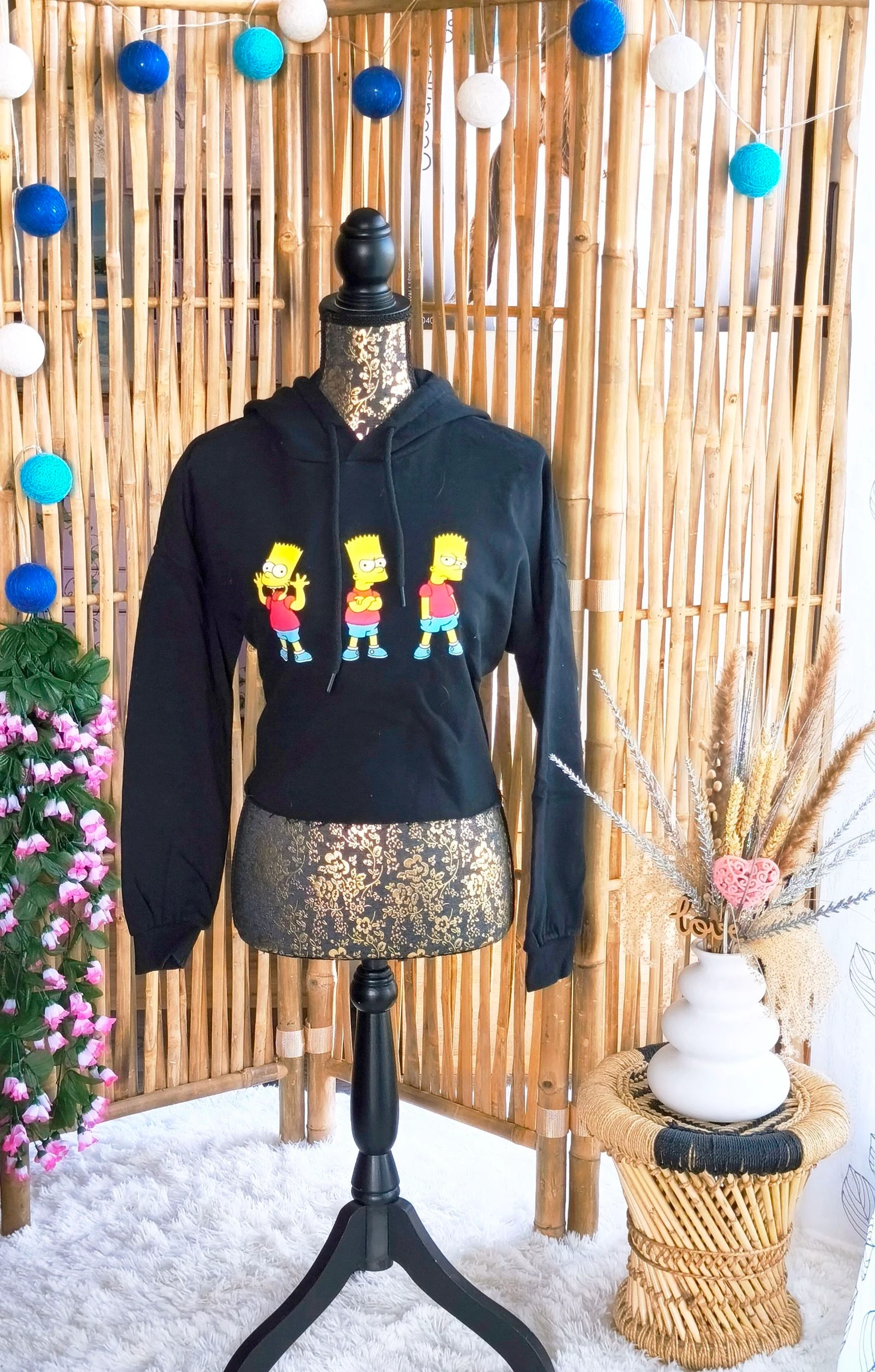 🖤 Sweat à capuche court femme T38 🖤